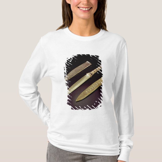 T-shirt Poignard et gaine d'or (Devant)