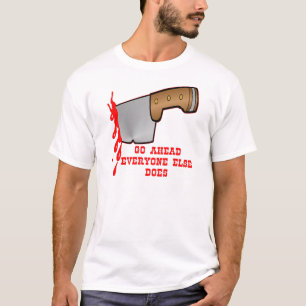 T-shirt Poignardé par le couteau dans le dos