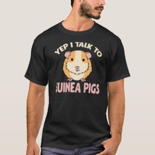 T-shirt Poignée De Guinée Oui Je Parle Aux Cochons De Guin