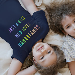 T-shirt Poignée de gymnaste Fun Rainbow