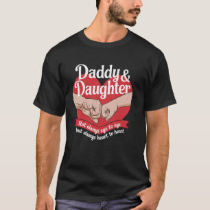 T-shirt Poignée de main entre papa et fille Pas toujours d