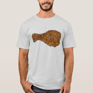 T-shirt Poignée de poulet frit Canne à tambour Soul Alimen