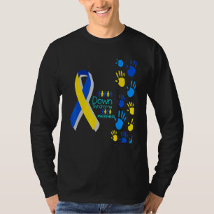 T-shirt Poignée De Sensibilisation Au Syndrome Pour Hommes