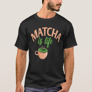 T-shirt Poignée Retro Vintage Matcha