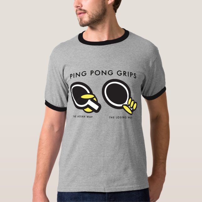T-shirt Poignées de ping-pong (Devant)
