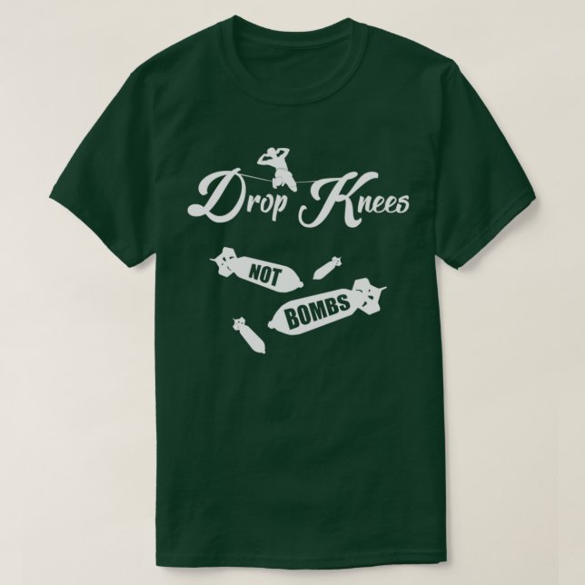 T-shirt Poignées et non bombes Maaan (Design devant)