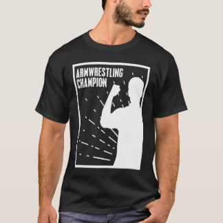 T-shirt Poignets Tournez-vous Lutte Arm Champion de lutte