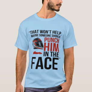 T-shirt poinçonnez-le dans le visage