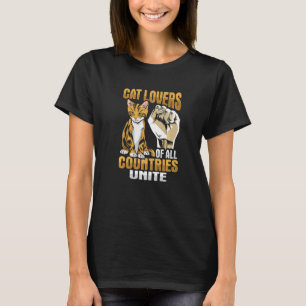 T-shirt Poing de Solidarité des Propriétaires de Chat Pour