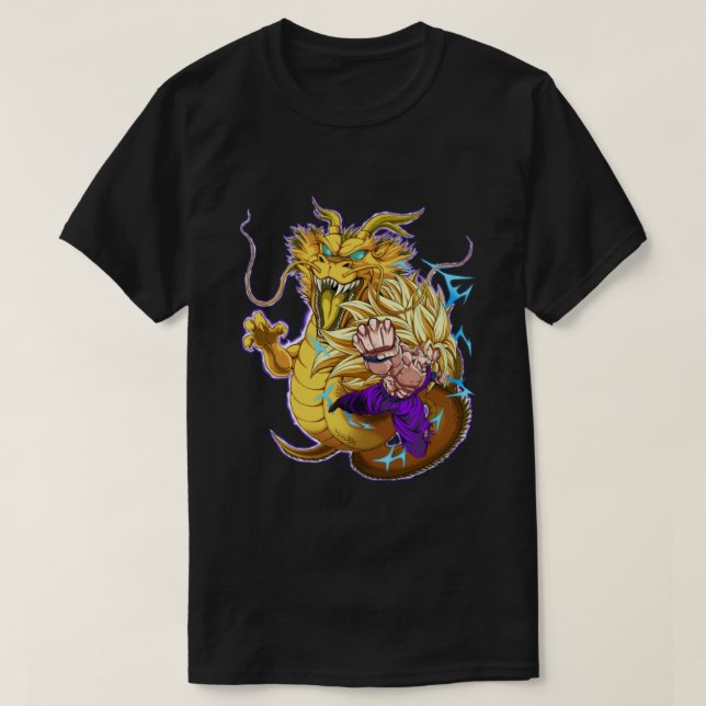T-shirt Poing Dragon Gohan SSJ3 (Design devant)