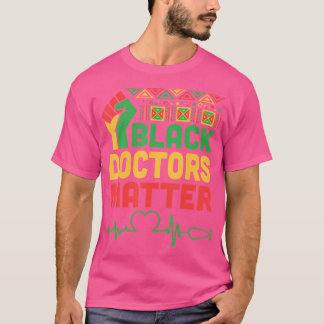 T-shirt Poing levé Heartbeat Black Doctors Matter Healthc