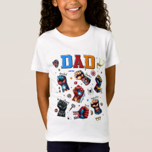 T-Shirt Poing papa Superhero