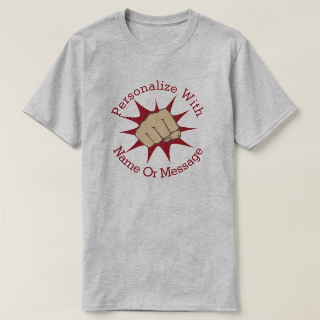 T-shirt Poing PERSONNALISÉ (Design devant)