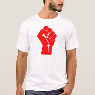 T-shirt poing rouge