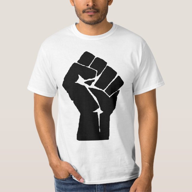 T-shirt Poing serré augmenté (Devant)
