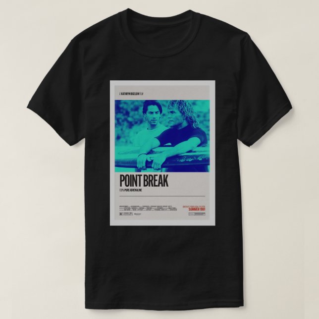 T-shirt Point Break (1991) Poster (Design devant)