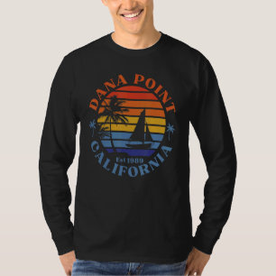 T-shirt Point de Dana Plage de Californie Voilier Vacances