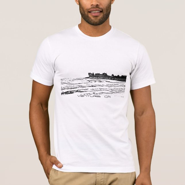 T-shirt Point de surfers de Ventura (Devant)