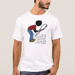 T-shirt Point de vue est stupide