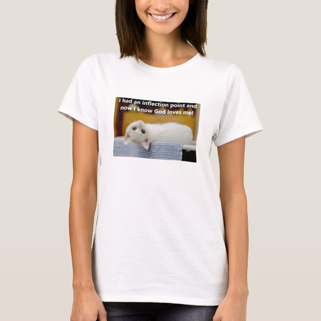 T-shirt Point d'inflexion (lumière) (Devant)