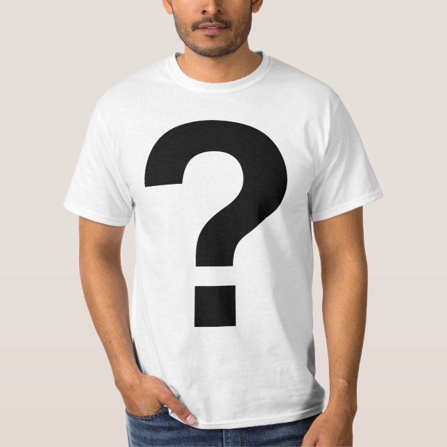 T-SHIRT POINT D'INTERROGATION (Devant)