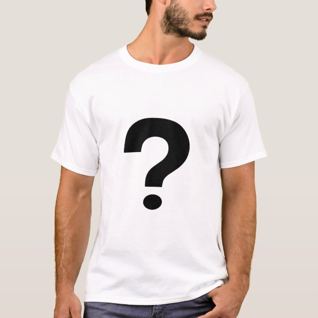T-shirt Point d'interrogation (Devant)
