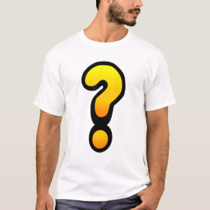 T-shirt Point d'interrogation et marque d'exclamation