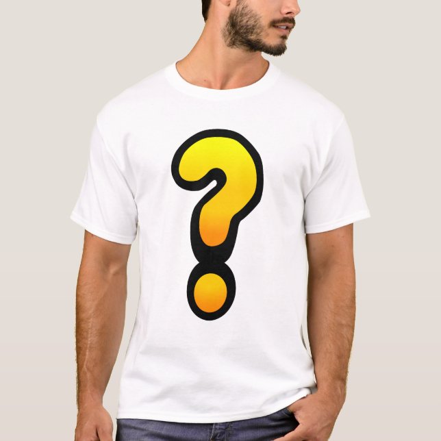 T-shirt Point d'interrogation et marque d'exclamation (Devant)