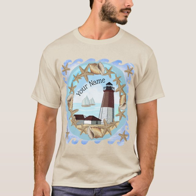 T-shirt Point Judith Lighthouse (Devant)