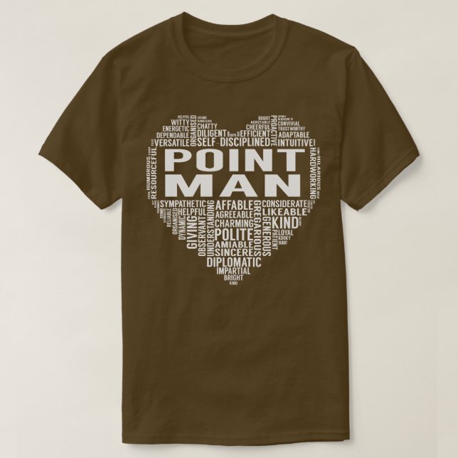 T-shirt Point Man Heart (Design devant)