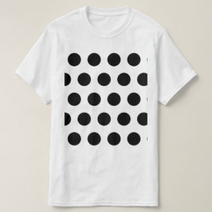 T-shirt Point Polka noir