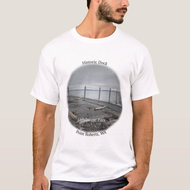 T-shirt Point Roberts Dock (Devant)