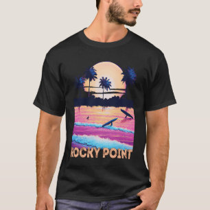 T-shirt Point Rocky Retro Mexique Souvenir Surf 1
