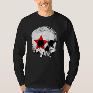 T-shirt Pointe crâne désossé Goth Grunge esthétique Graphi