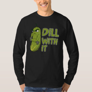 T-shirt Pointe de concombre de légumes avec sa chiche végé