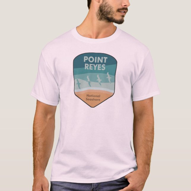 T-shirt Pointe Reyes National Seashore California Seaguls (Devant)