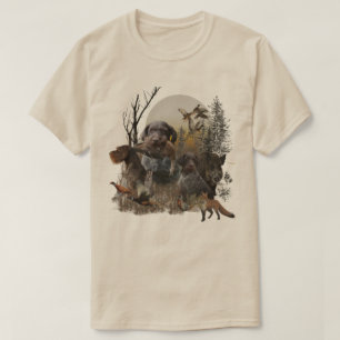 T-shirt Pointer à poil dur allemand