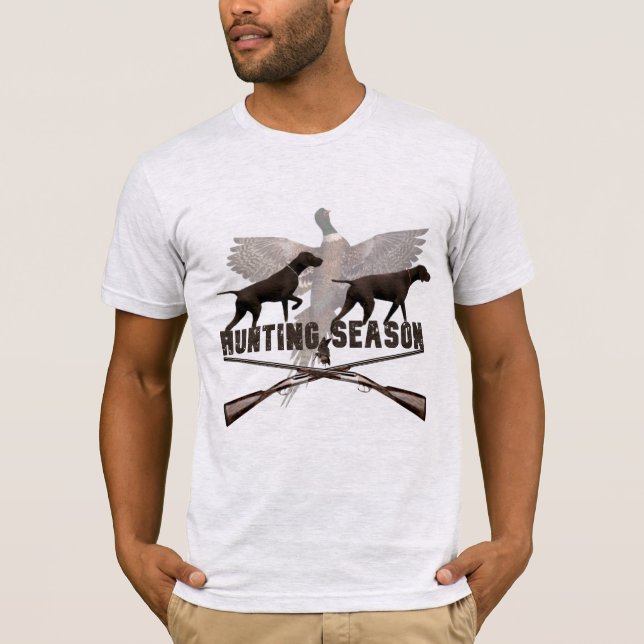 T-shirt Pointeur à poils courts allemand (Devant)