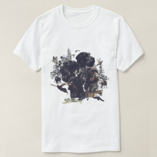 T-shirt Pointeur À poils durs allemand