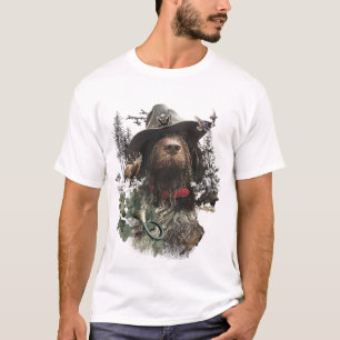 T-shirt Pointeur À poils durs allemand