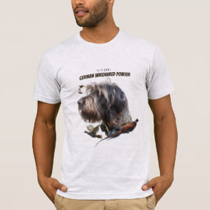 T-shirt Pointeur À poils durs allemand
