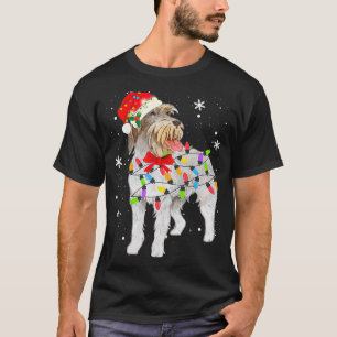 T-shirt Pointeur à poils durs Griffon Chien Noël Noël N