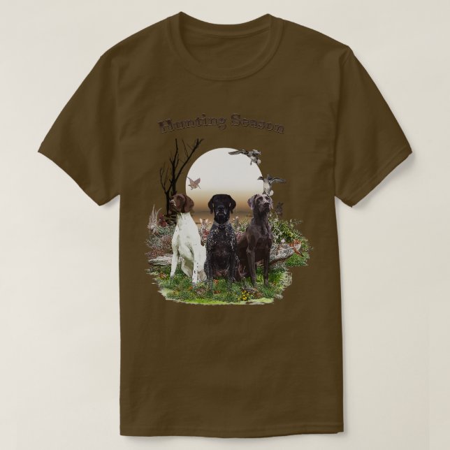 T-shirt Pointeur allemand GSP (Design devant)