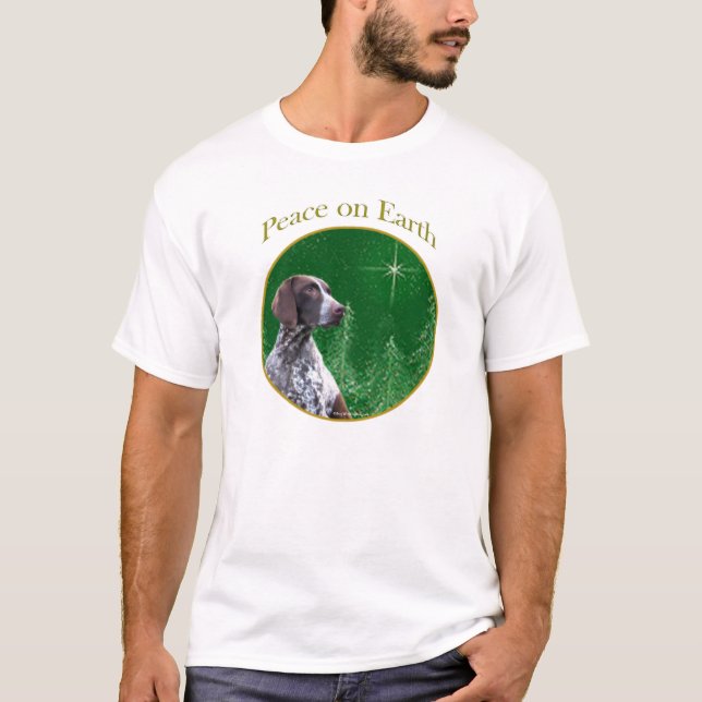 T-shirt Pointeur allemand - Paix (Devant)