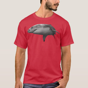 T-shirt Pointeur blanc Grand requin blanc Adulte de requin