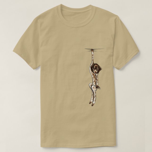 T-shirt Pointeur Clingy Allemand (Design devant)