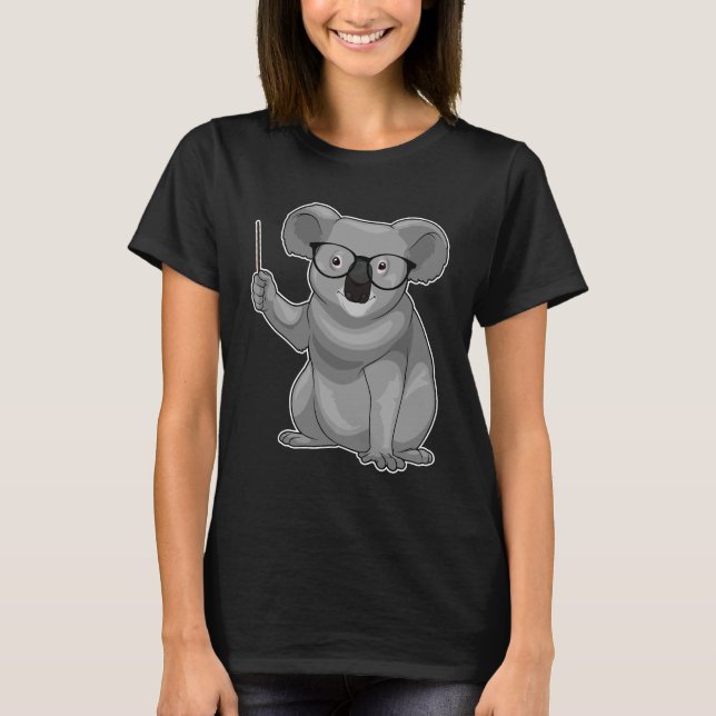 T-shirt Pointeur enseignant Koala (Devant)