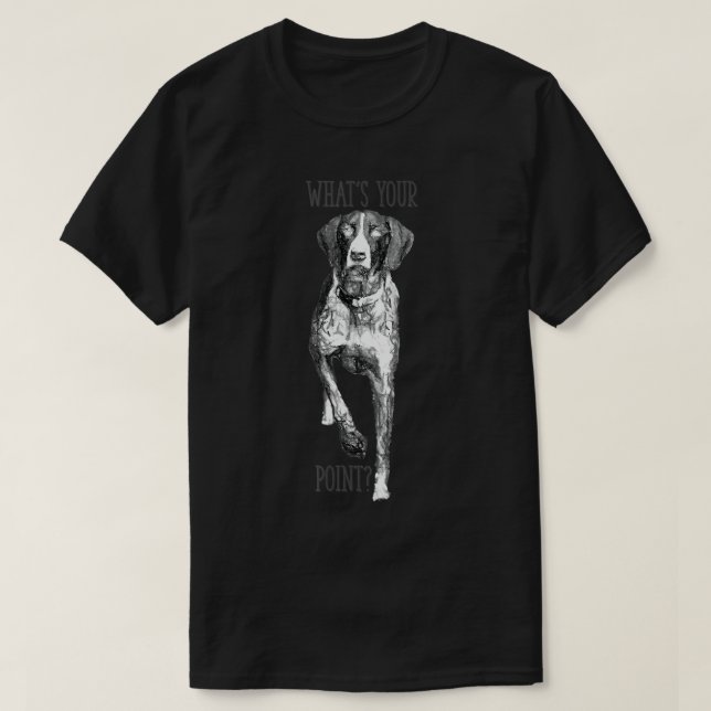 T-shirt pointeur germanique à courte distance (Design devant)