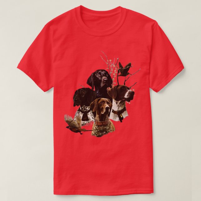 T-shirt Pointeur hermétique allemand 7 (Design devant)