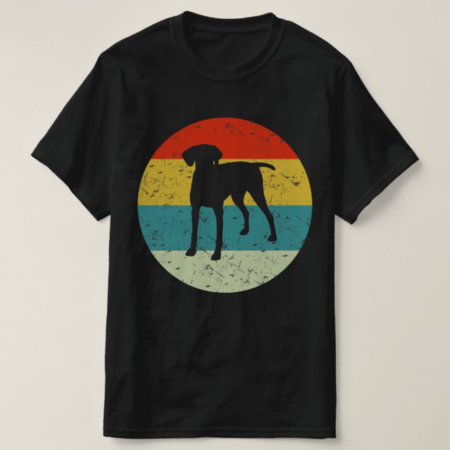 T-shirt Pointeur hermétique allemand vintage (Design devant)